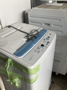 広島県神石高原町で引き取り回収から処分までした洗濯機
