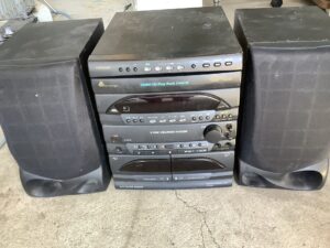 広島県神石高原町で引き取り回収から処分までしたオーディオ