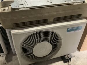 福山市南蔵王町で取り外し回収から処分までしたエアコン