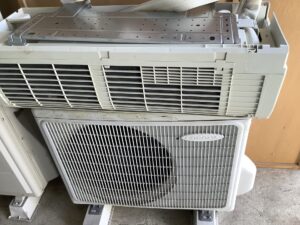 福山市南蔵王町で取り外し回収から処分までしたエアコン
