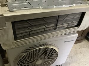 広島県庄原市で取り外し回収から処分までしたエアコン