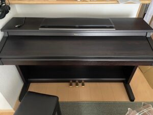 福山市御幸町で引き取り回収から処分までした電子ピアノ