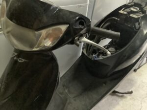 福山市新市町で引き取り回収から処分までしたバイク