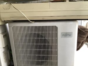 福山市神辺町で取り外し回収から処分までしたエアコン