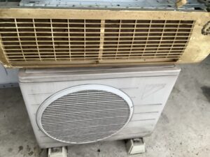 広島県三原市で取り外し回収から処分までしたエアコン