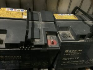 広島県庄原市で引き取り回収から処分までしたバッテリー