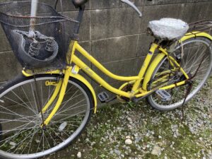 広島県三原市で引き取り回収から処分までした自転車