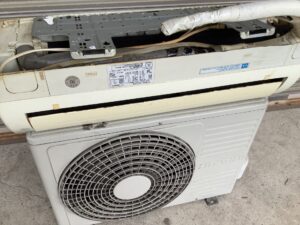 広島県神石高原町で取り外し回収から処分までしたエアコン