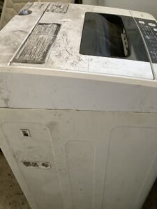 広島県府中市で引き取り回収から処分までした洗濯機
