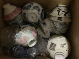 世羅郡世羅町で引き取り回収から処分までした食器