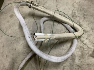 広島県庄原市で取り外し回収から処分までしたエアコン配管