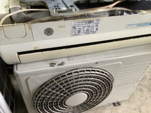 福山市引野町で取り外し回収から処分までしたエアコン
