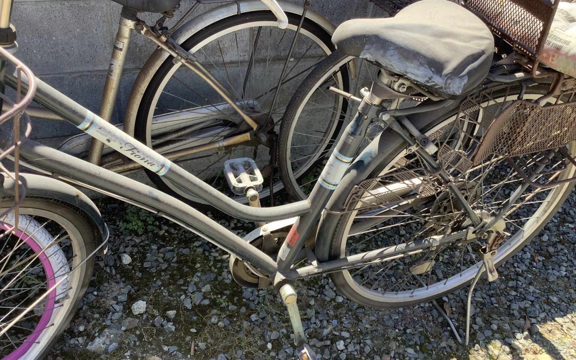 福山市神辺町で引き取り回収から処分までした自転車
