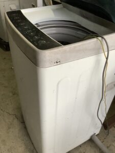 広島県尾道市で引き取り回収から処分までした洗濯機
